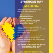 WORLD DOWN SYNDROME DAY – CELEBRATION – March 21 2024