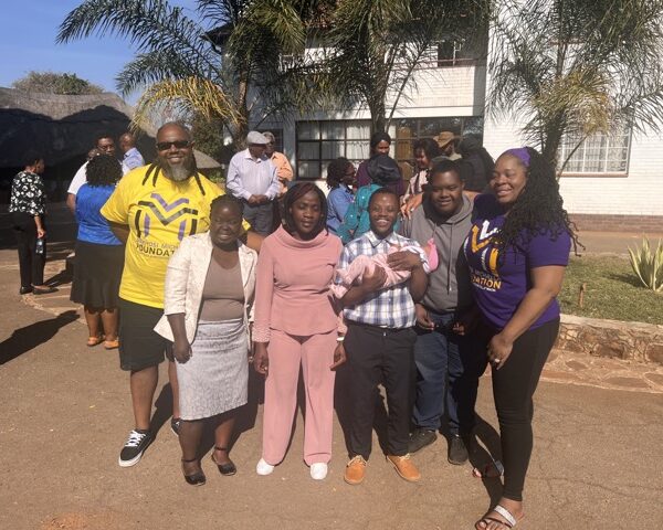 Davis Family with a group of Down Syndrome Community in Zimbabwe